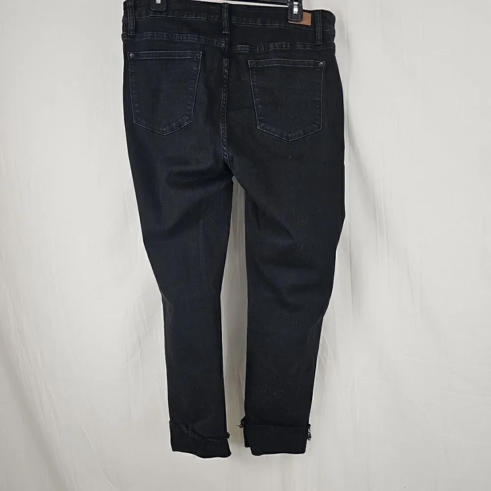 Judy Blue Black, Mid-Rise Destroyed Slim Fit - JB88137 Women's Size 15/32 - Picture 11 of 11